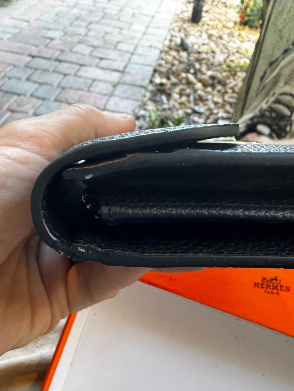 Hermes Leather Constance Wallet